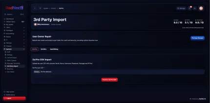 Radnex AI 3rd Party Import